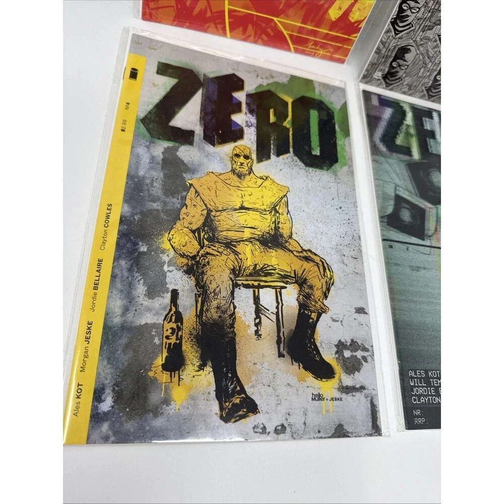 Zero Image Comic 1 2 4 5 LOT OF 4 Ales Kot Michael Walsh 2015